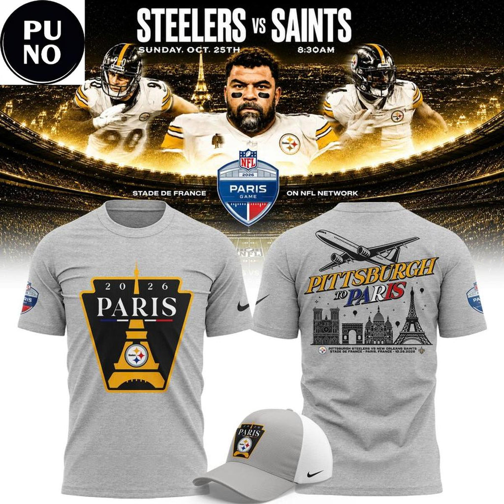 Pittsburgh Steelers Paris Game 2026 Hoodie T-Shirt
