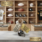 Pittsburgh Steelers Terrible Towel Here We Go Keychain