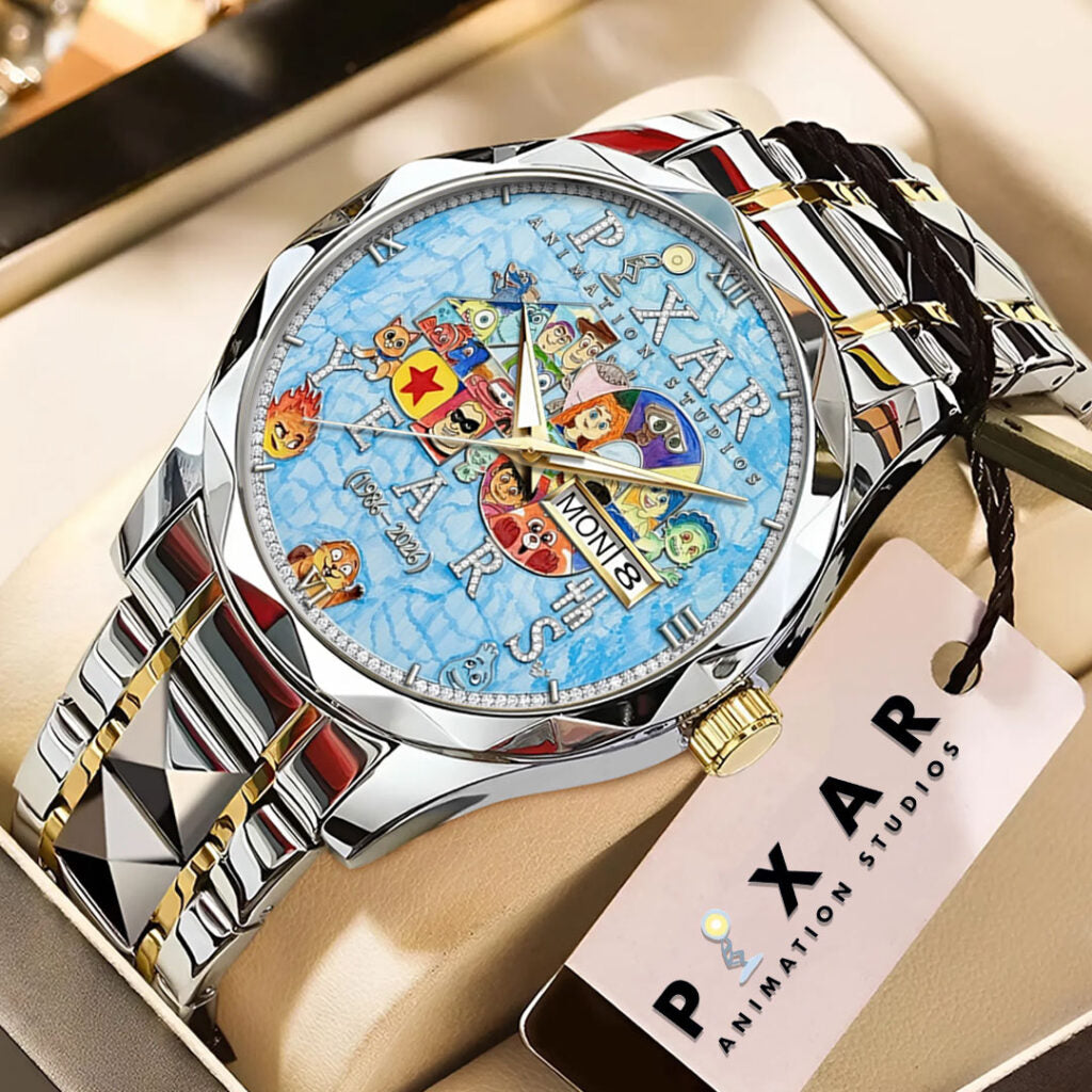 Pixar Animation Studios 40th Anniversary Alloy Luxury Quartz Watch - TMTHU3791