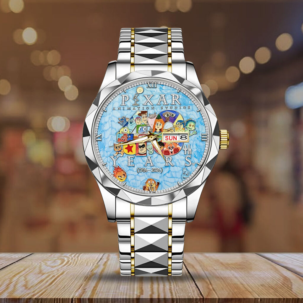 Pixar Animation Studios 40th Anniversary Alloy Luxury Quartz Watch - TMTHU3791