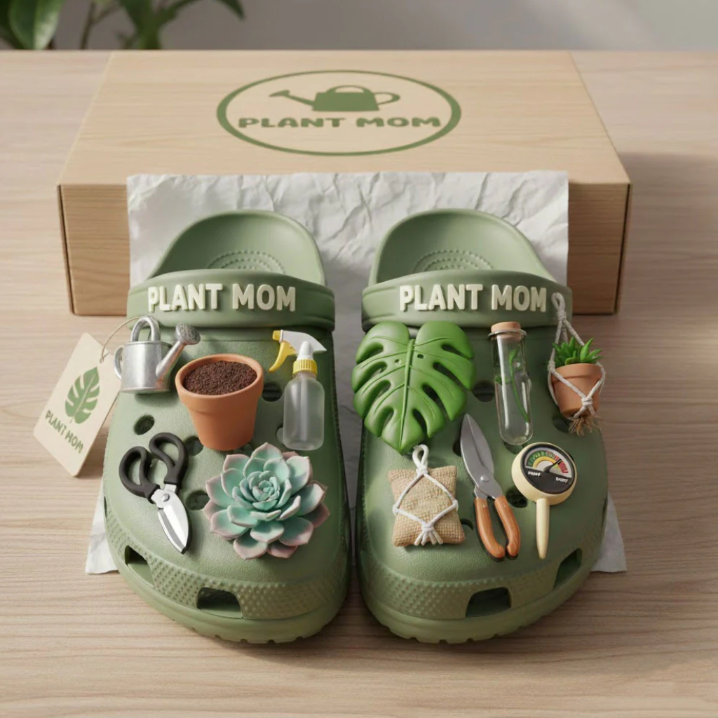 Plant Mom Crocband Charms Crocs 2026