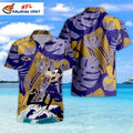 Playful Mickey Baltimore Ravens Tropical Aloha Shirt