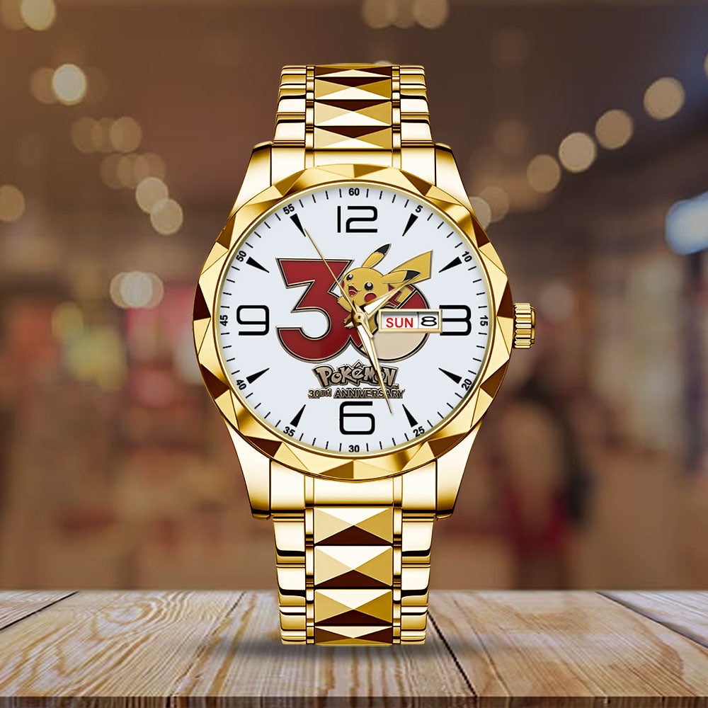 Pokemon 30th Anniversary Alloy Luxury Quartz Watch - GNE4836