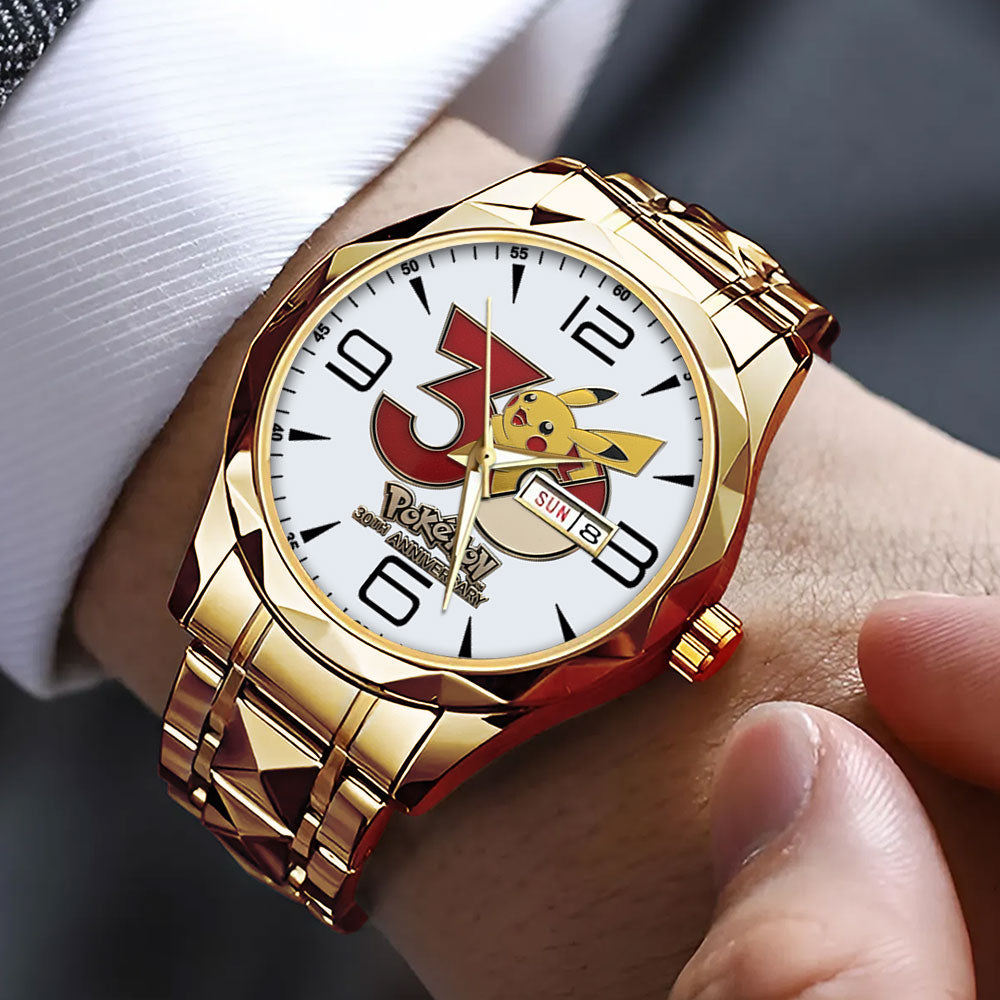 Pokemon 30th Anniversary Alloy Luxury Quartz Watch - GNE4836