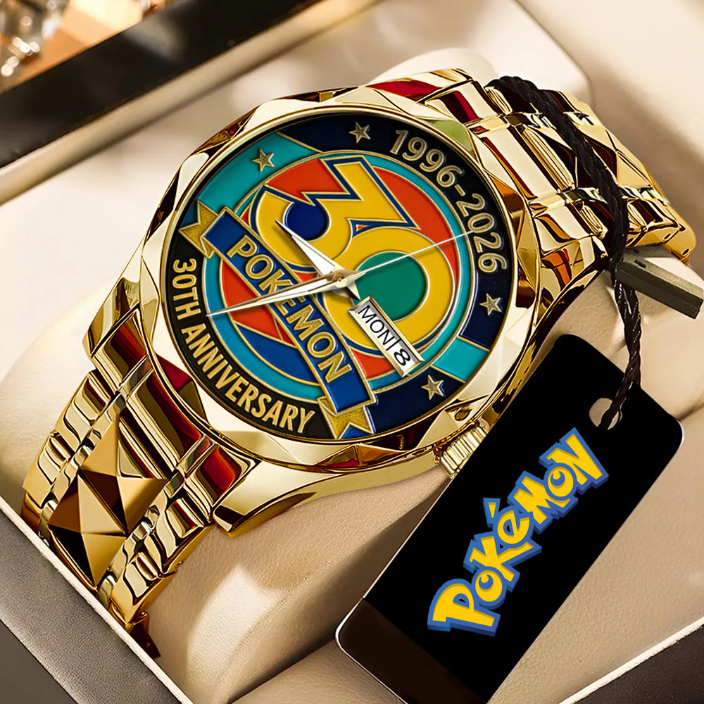 Pokemon 30th Anniversary 2026 Alloy Luxury Quartz Watch - TANTN20825