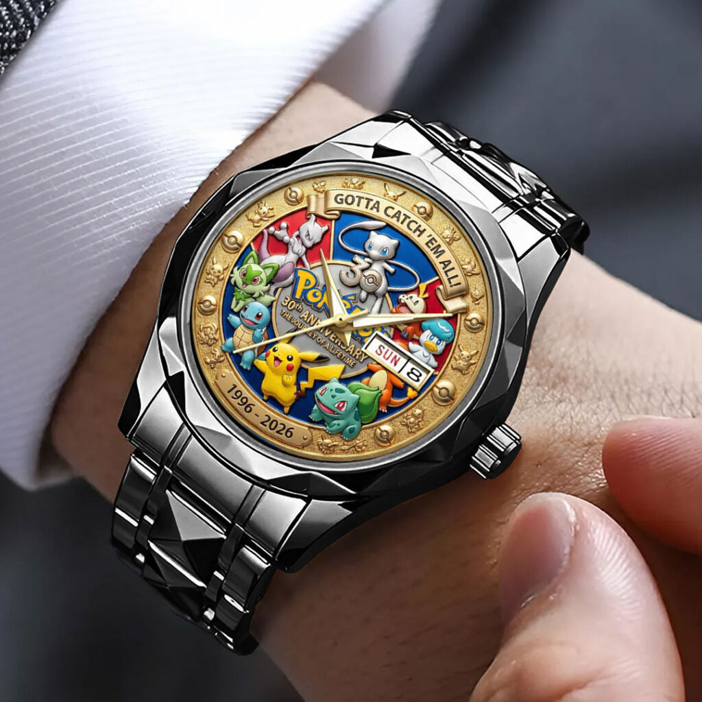 Pokemon 30th Anniversary 2026 Alloy Luxury Quartz Watch - VANDH5083