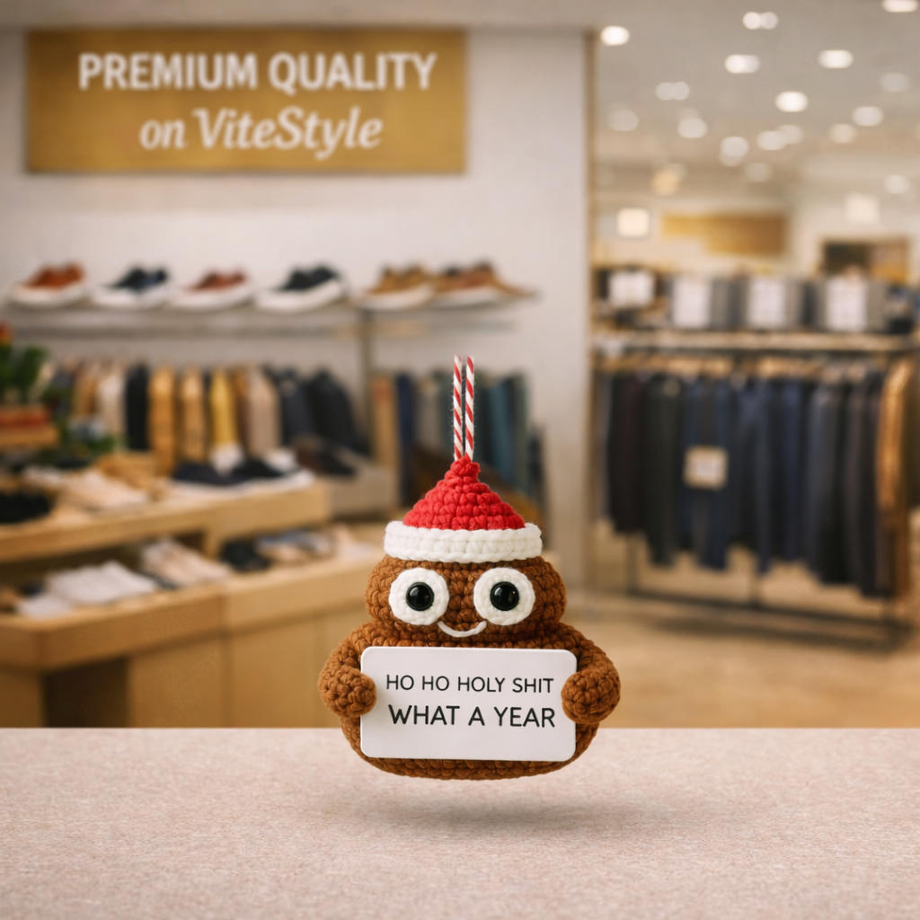 Poopmas Crochet Emotional Support Doll