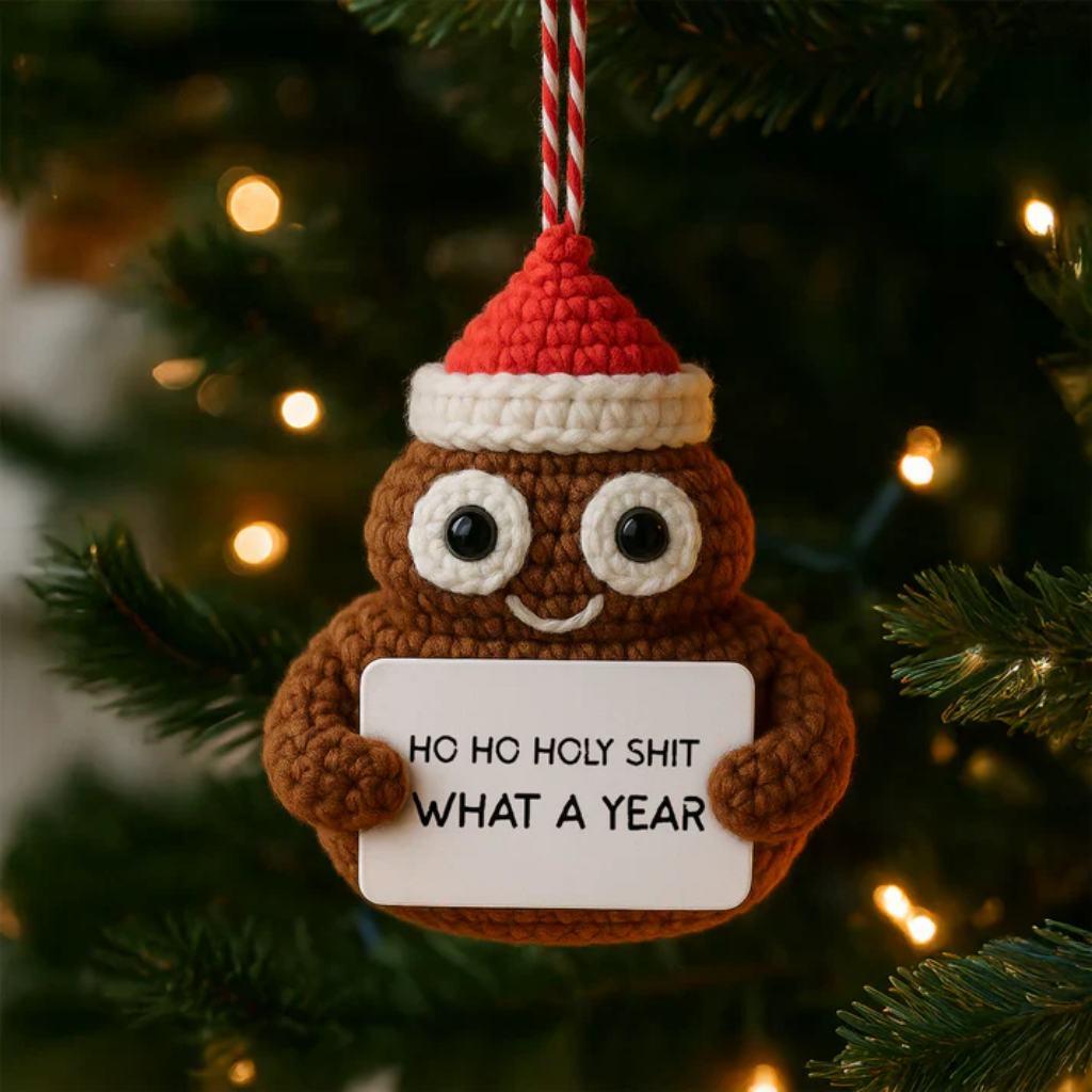 Poopmas Crochet Emotional Support Doll