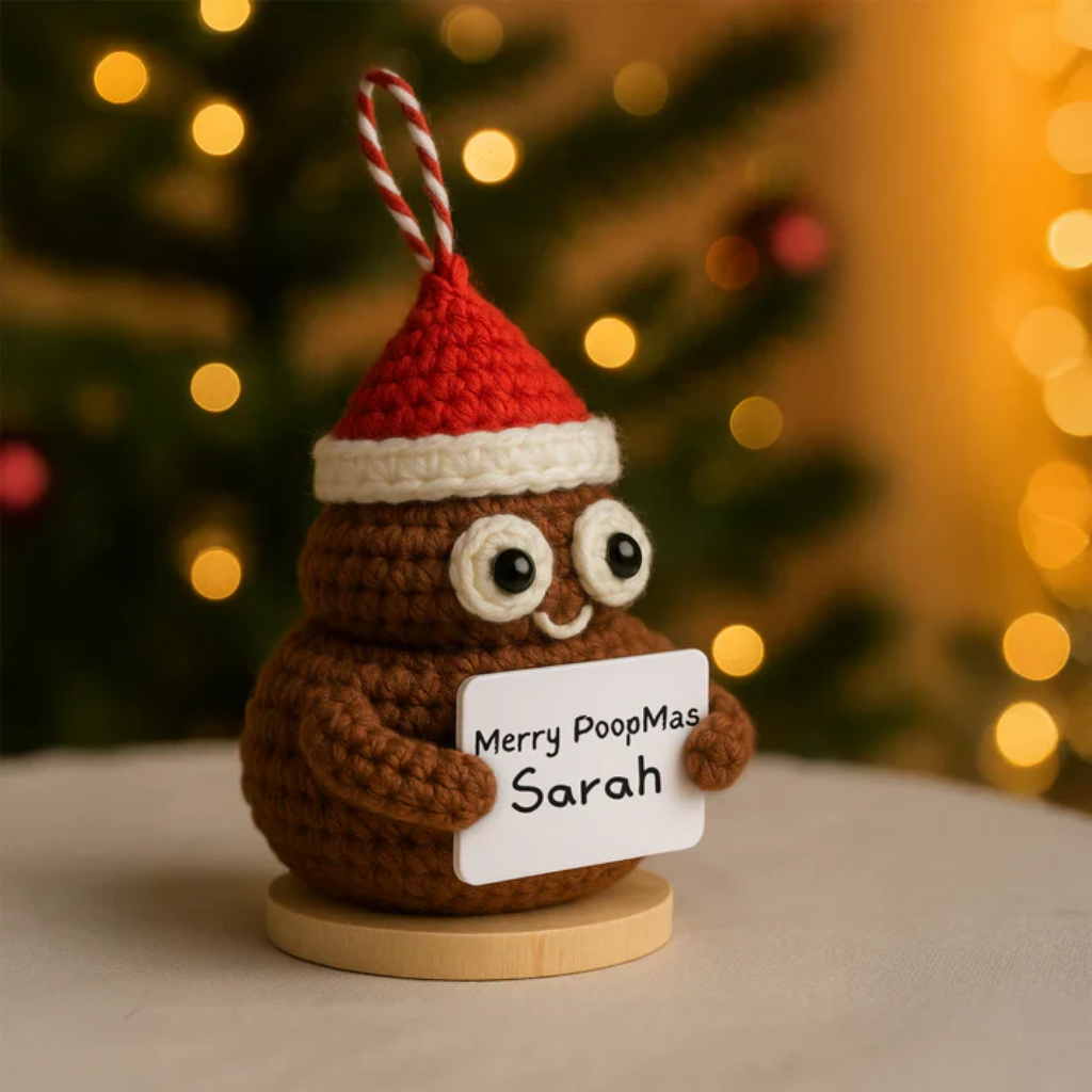 Poopmas Crochet Emotional Support Doll