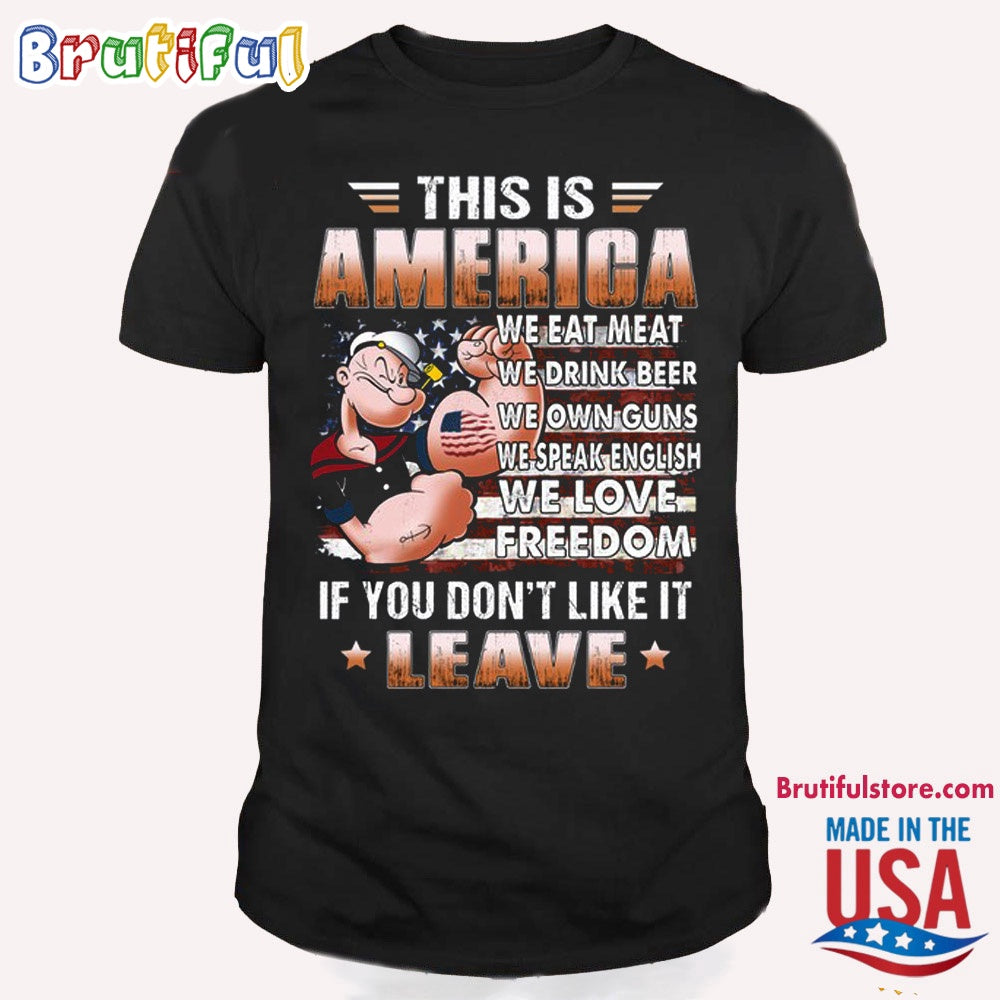 Popeye Shirts, This Is America T Shirt