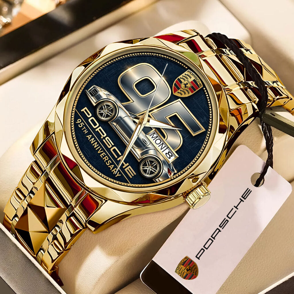 Porsche 95th Anniversary Alloy Luxury Quartz Watch - TMTHU3228