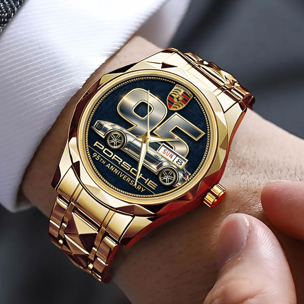 Porsche 95th Anniversary Alloy Luxury Quartz Watch - TMTHU3228