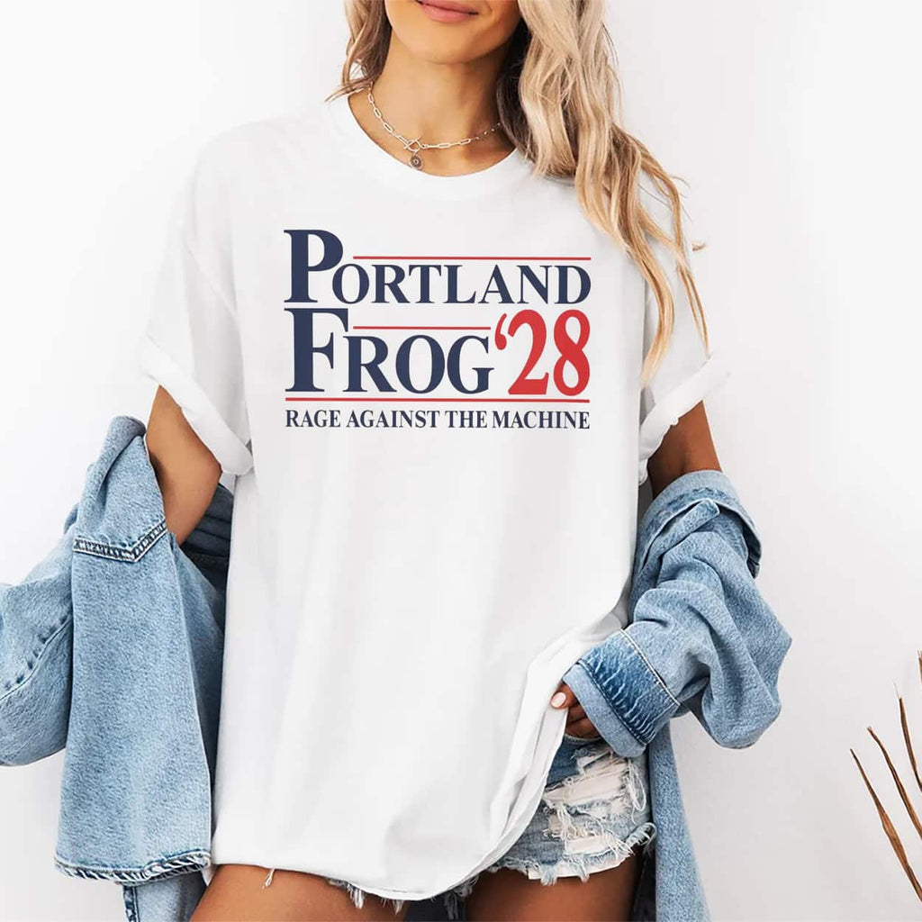 Portland Frog ’28 Rage Against The Machine Shirt