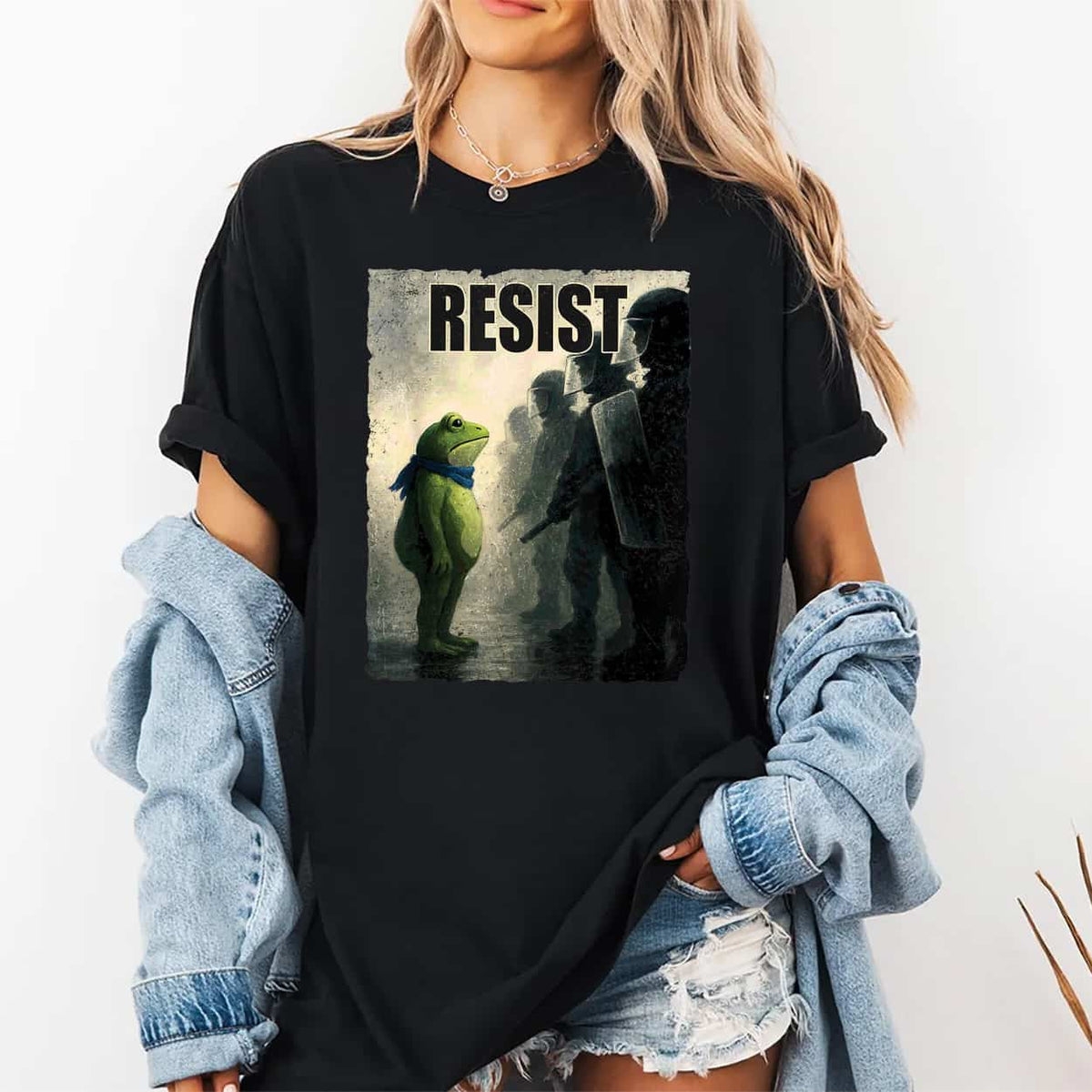 Portland Frog Protest Resist Shirt