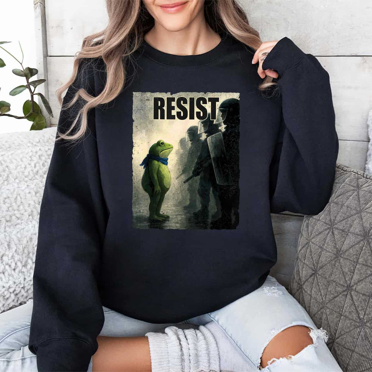 Portland Frog Protest Resist Shirt