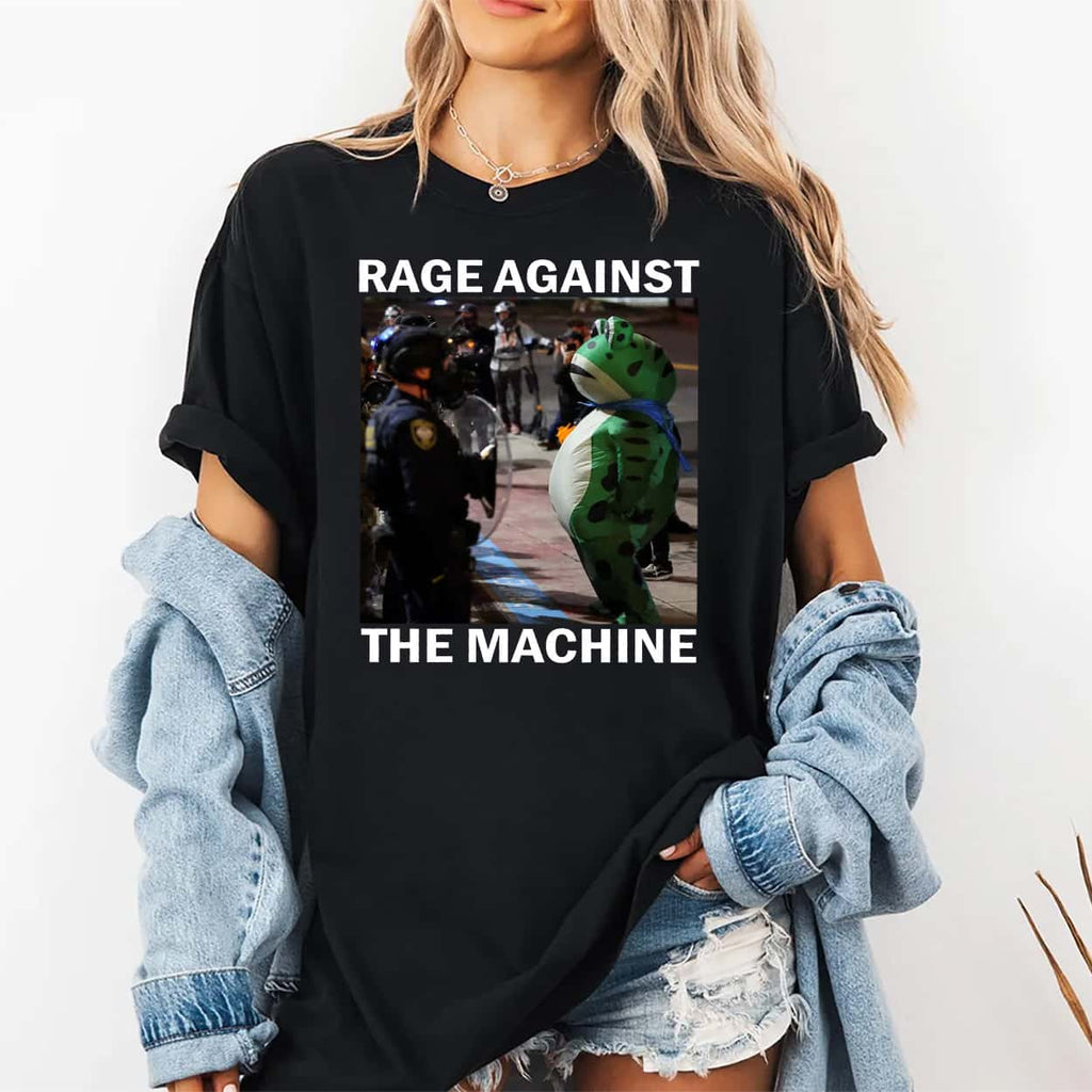 Portland Frog Rage Against The Machine Shirt