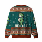 Portland Frog Resist Ugly Christmas Sweater