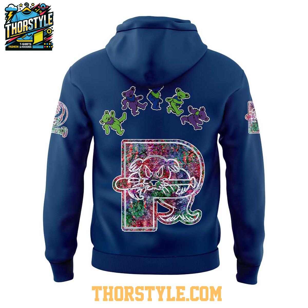 Portland Sea Dogs 2025 Grateful Dead 60th Anniversary Hoodie T-Shirt