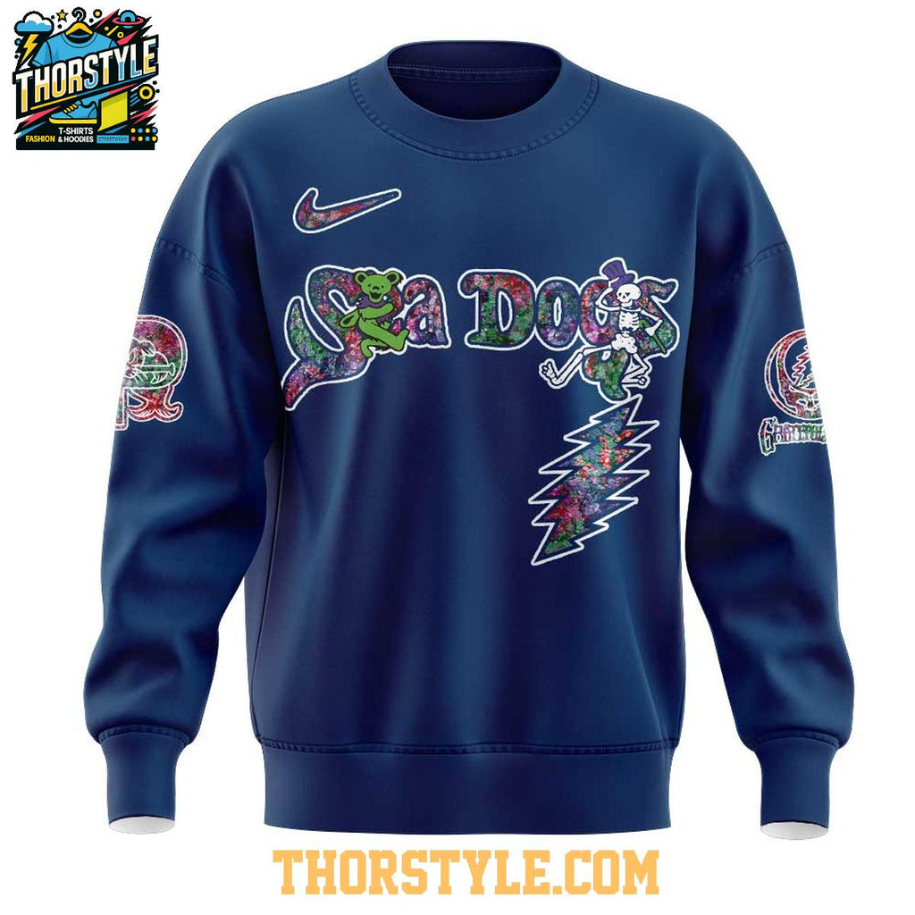 Portland Sea Dogs 2025 Grateful Dead 60th Anniversary Hoodie T-Shirt