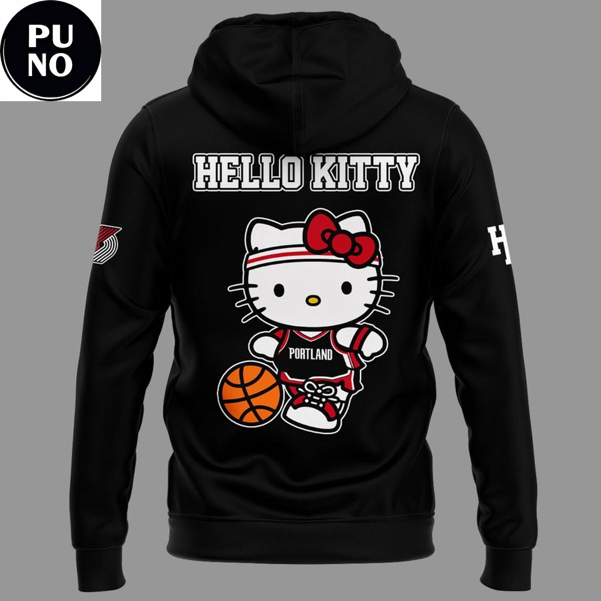 Portland Trail Blazers x Hello Kitty Night 2026 Hoodie T-Shirt