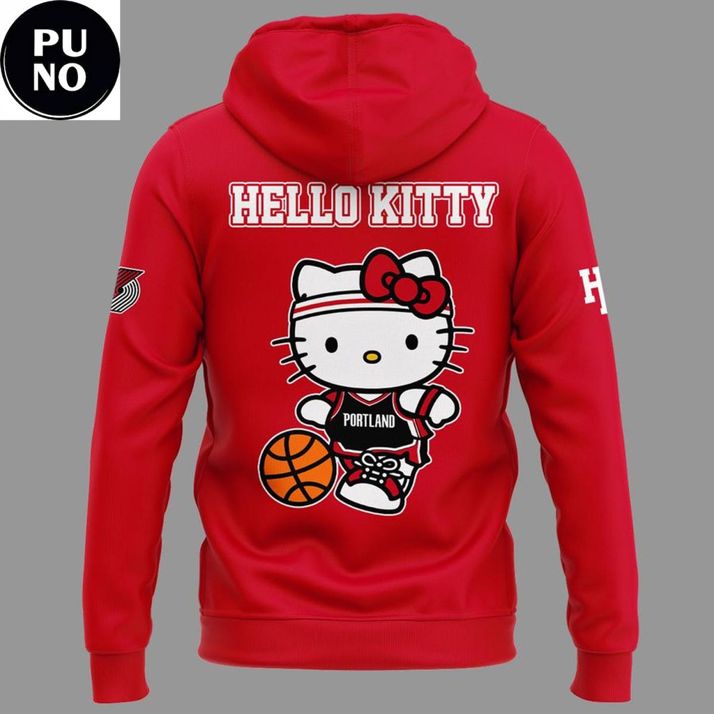 Portland Trail Blazers x Hello Kitty Night 2026 Hoodie T-Shirt