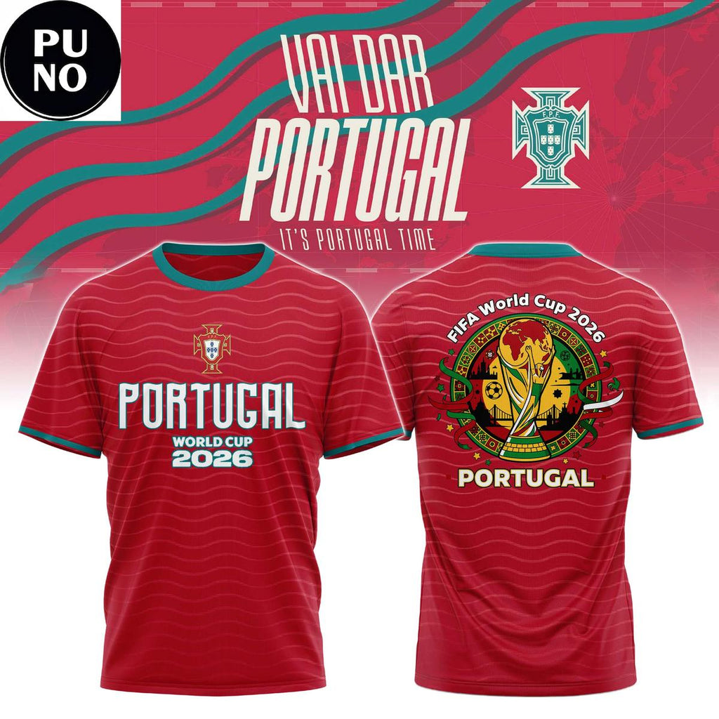 Portugal Team FIFA World Cup 26 Hoodie T-Shirt