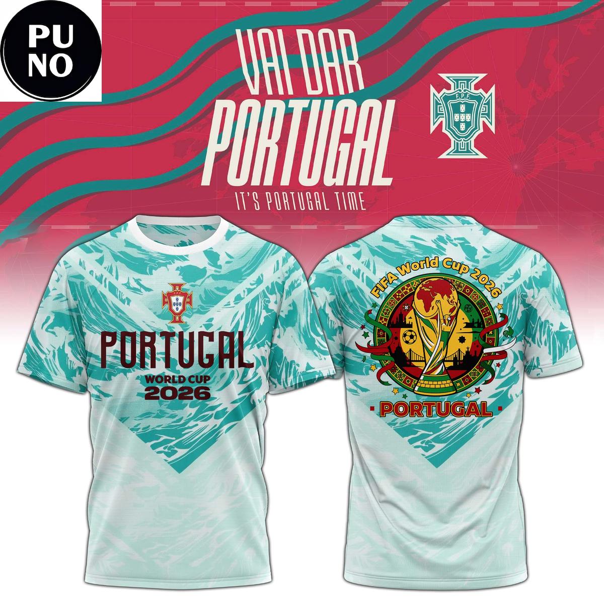 Portugal Team FIFA World Cup 26 Hoodie T-Shirt