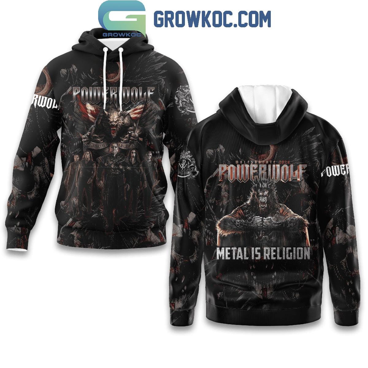 Powerwolf Metal Is Religion Fan Hoodie Shirts