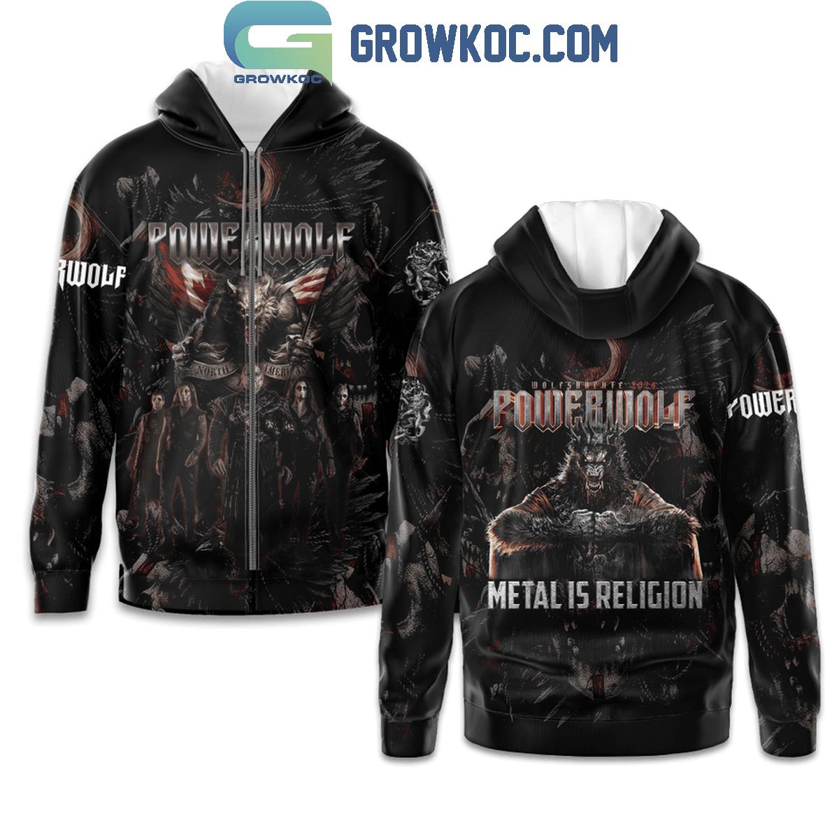 Powerwolf Metal Is Religion Fan Hoodie Shirts