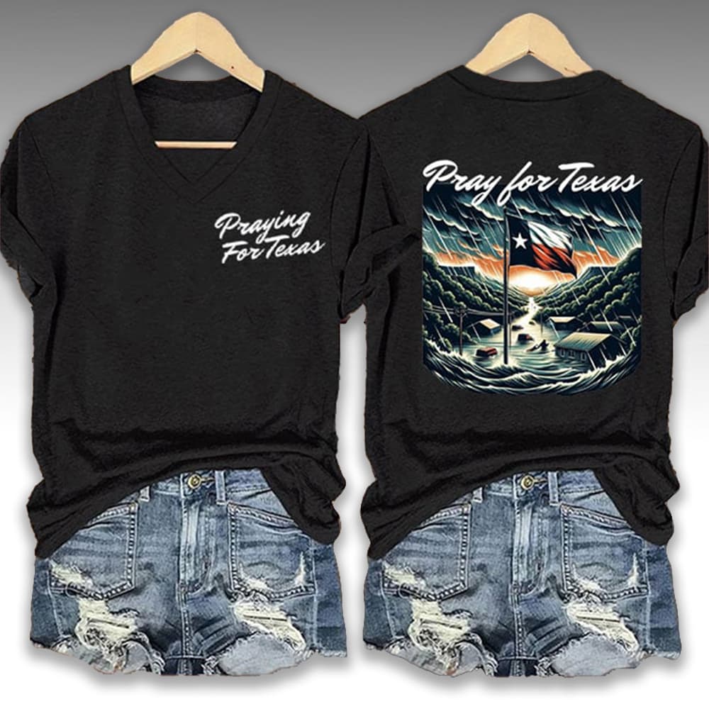 Praying For Texas Flood Shirt