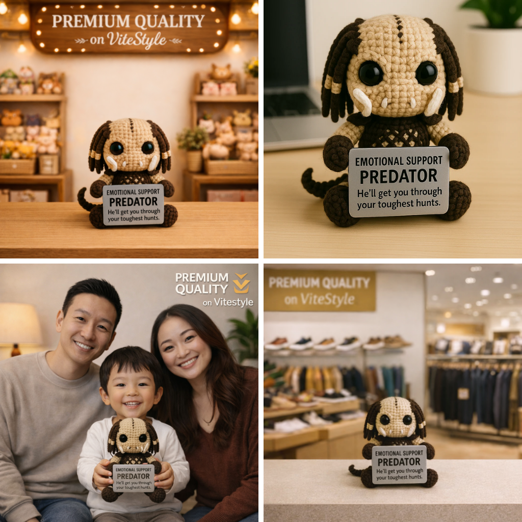 Predator Crochet Emotional Support Doll