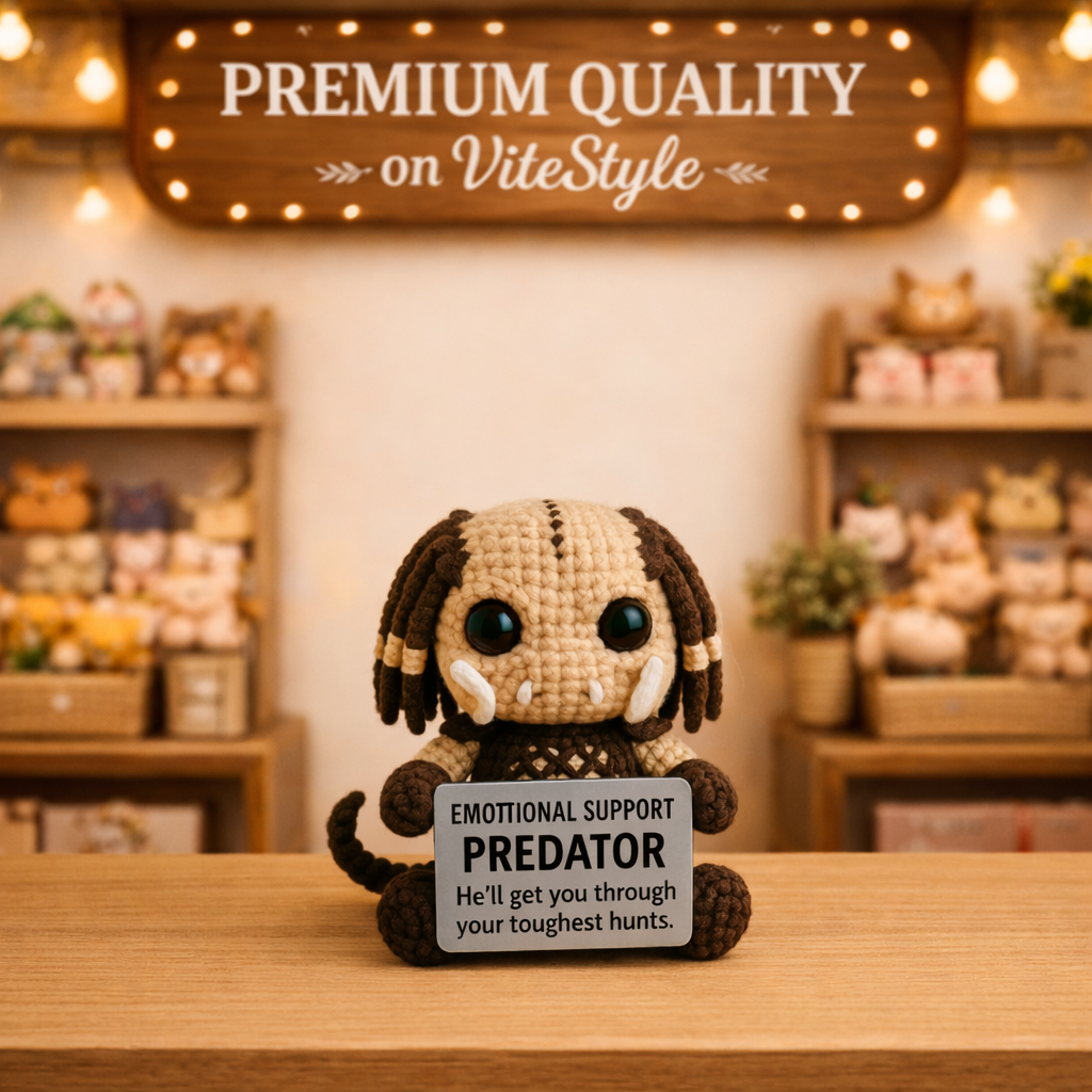 Predator Crochet Emotional Support Doll
