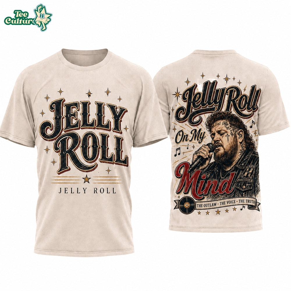 Premium Jelly Roll On My Mind 3D Shirt TD