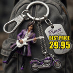 Prince Purple Rain Keychain