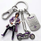 Prince Purple Rain Keychain