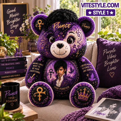 Prince Bear Shaped Pillow