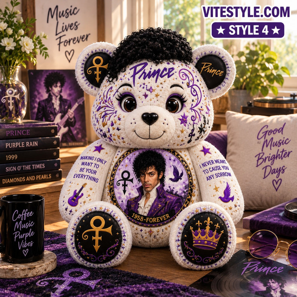 Prince Bear Shaped Pillow