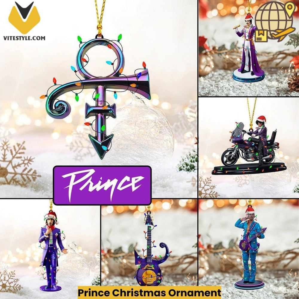 Prince Christmas Ornament