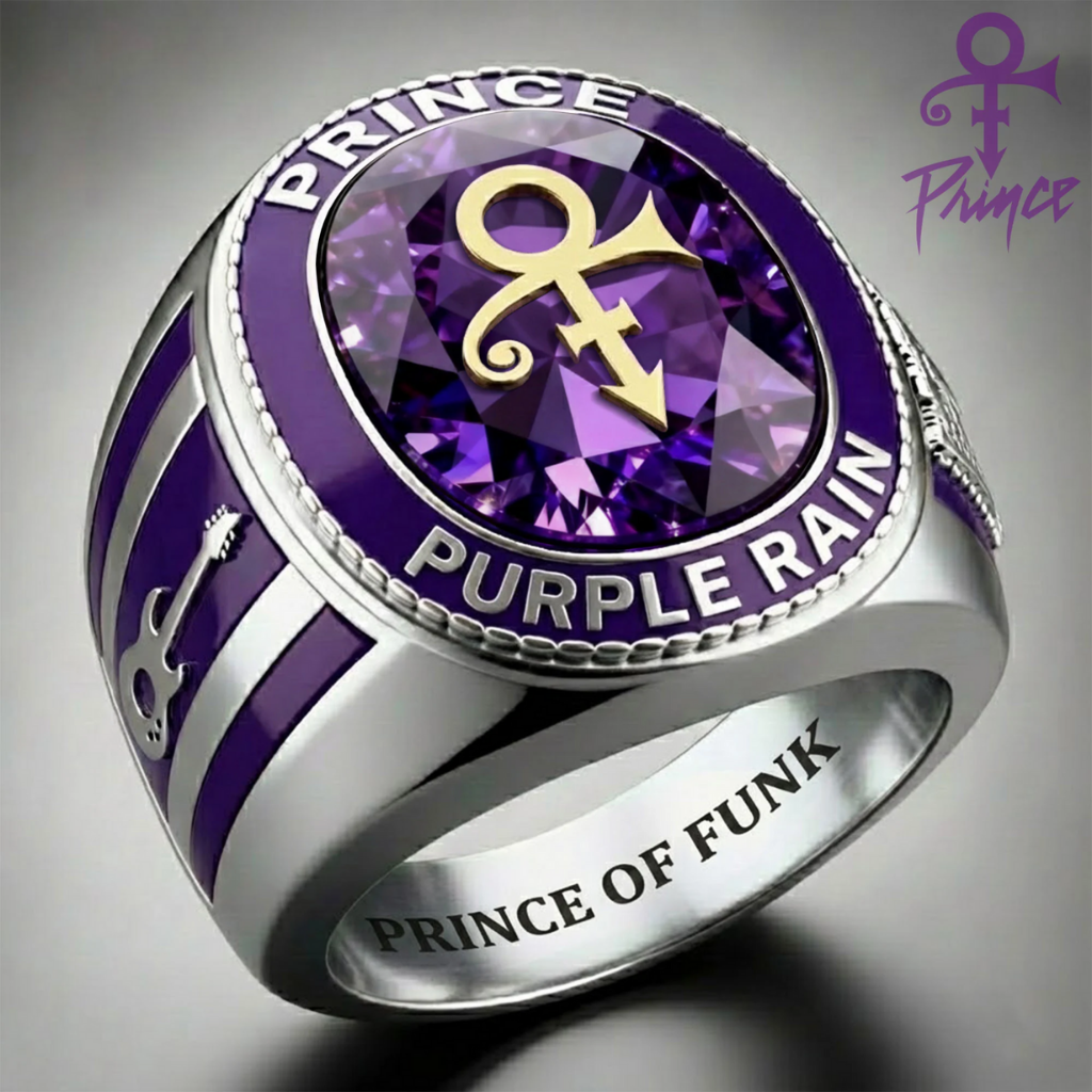 Prince Purple Rain Ring