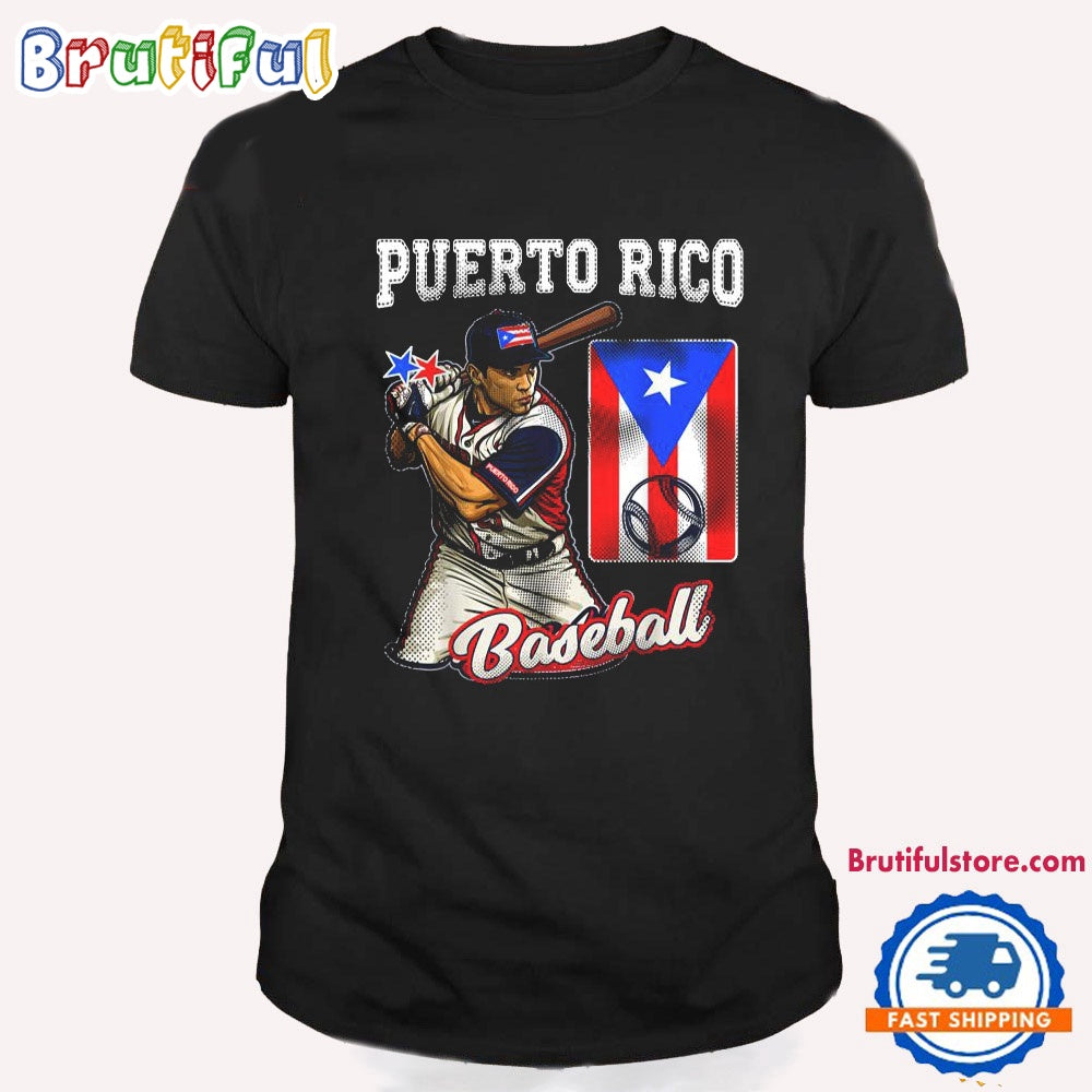 Puerto Rico World Baseball Classic Federation T Shirt