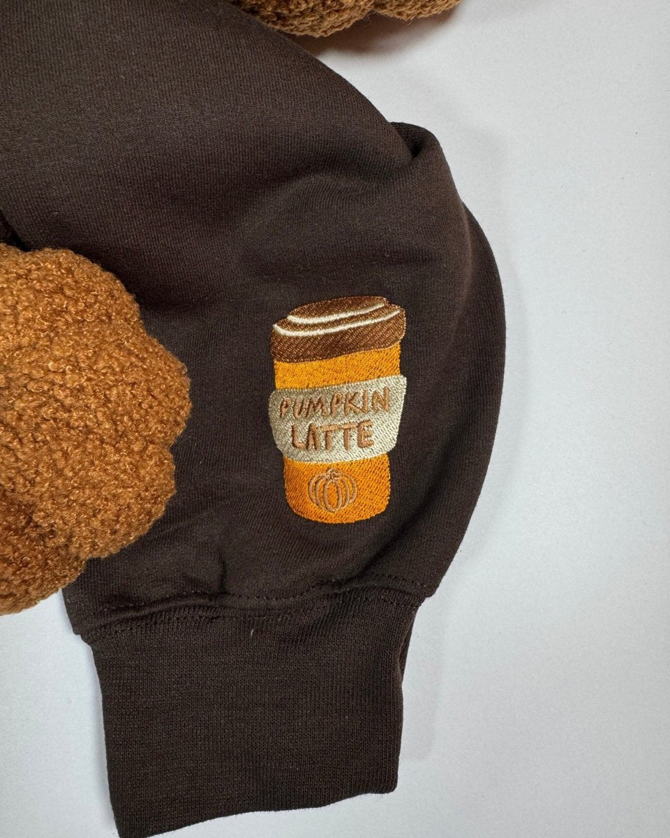 Pumpkin Spice Latte Embroidered Sweatshirt