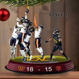Washington Commanders Hail Mary against Chicago Bears ornament