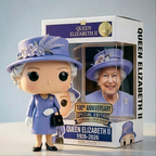 HOT Queen Elizabeth II 100th Anniversary Pop! Figure Doll