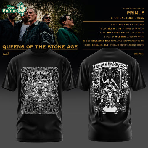Queens Of The Stone Age Australia Tour 2026 Tshirt