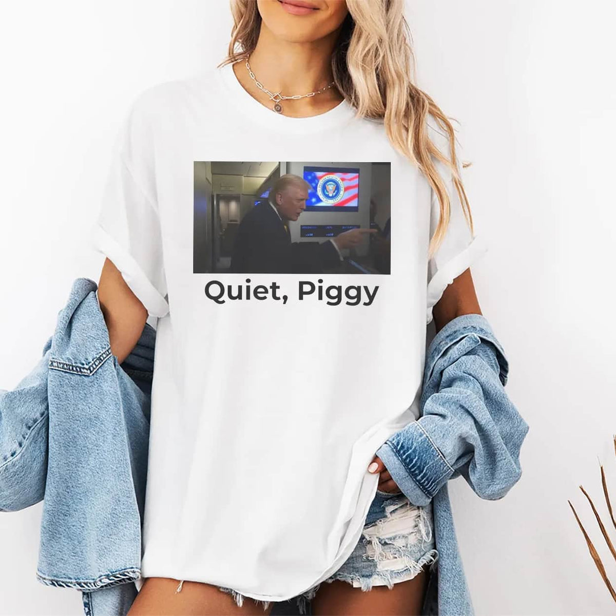 Quiet Piggy Trump Shirt