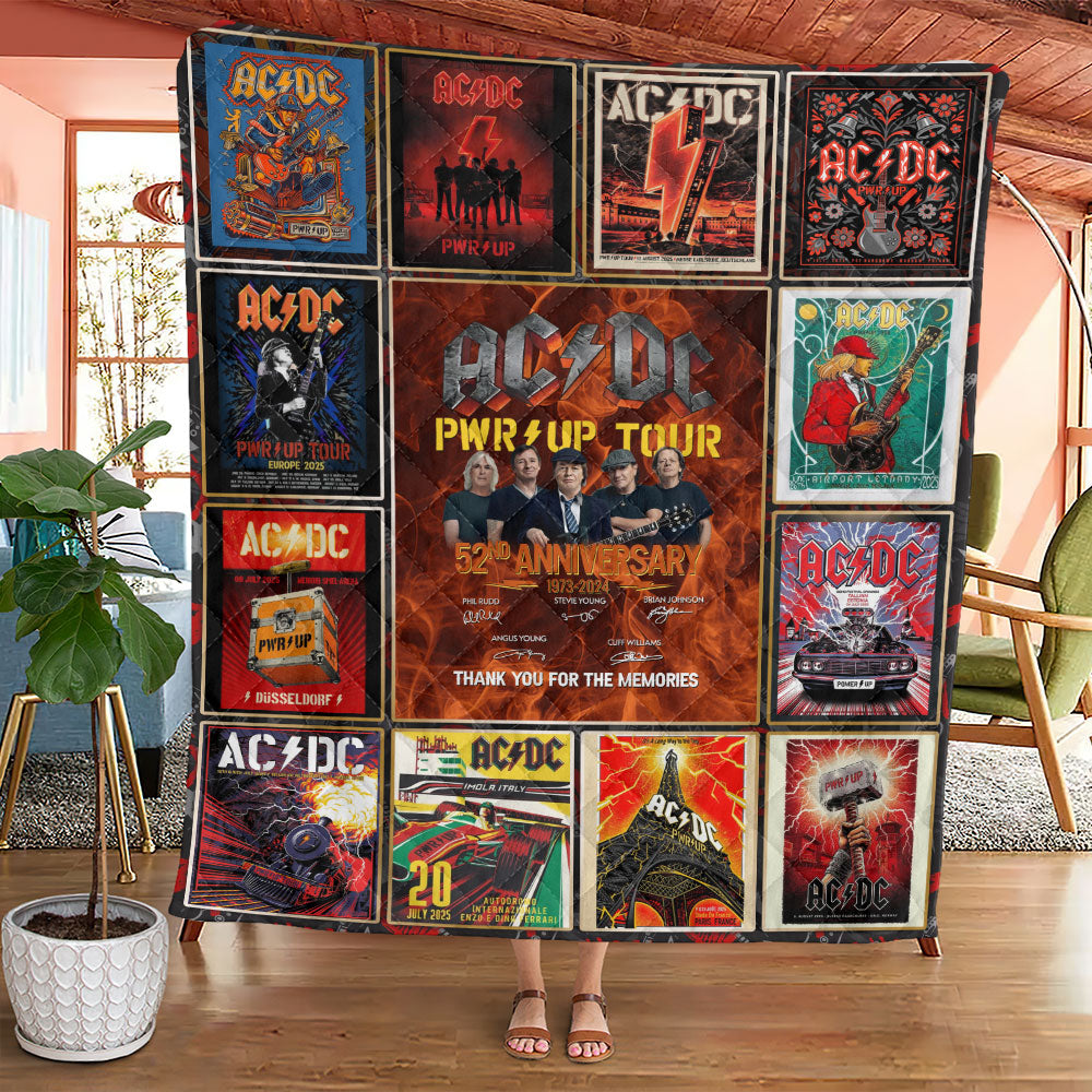 AC/DC Quilt Blanket – TMTHU501