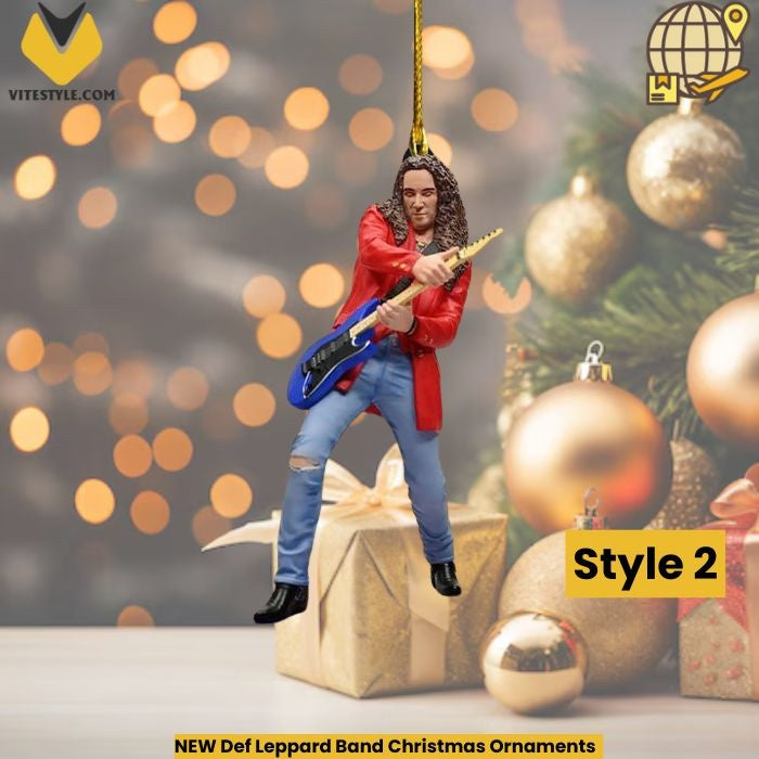 NEW Def Leppard Band Christmas Ornaments