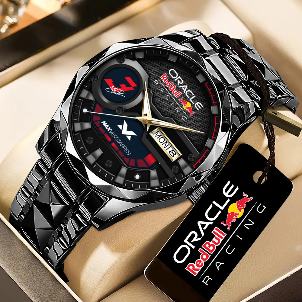Red Bull Racing x Max Verstappen Alloy Luxury Quartz Watch - TANTN20085