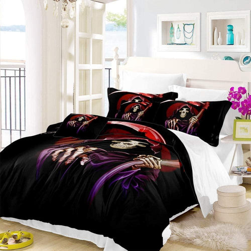 Best Halloween Bedding Trick or Treat Duvet Cover Set Pumpkin Witch Castle Ghost