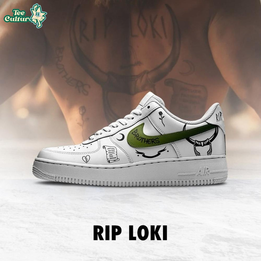 RIP Loki Marvel Custom Low Top Shoes